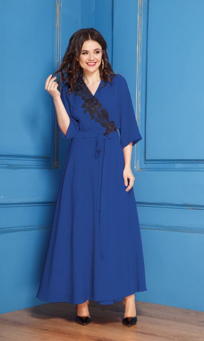 Платье Anastasia 267 синее