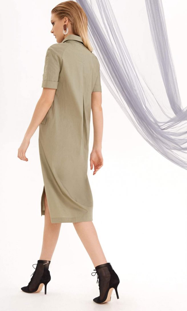 Платье Di-Lia Fashion 0214 св.хаки