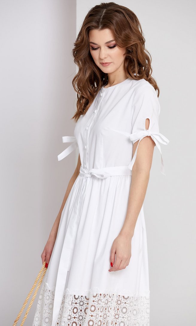 Платье Eola 1654 белое