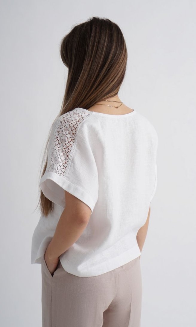 Блуза Mirolia 1175 белый