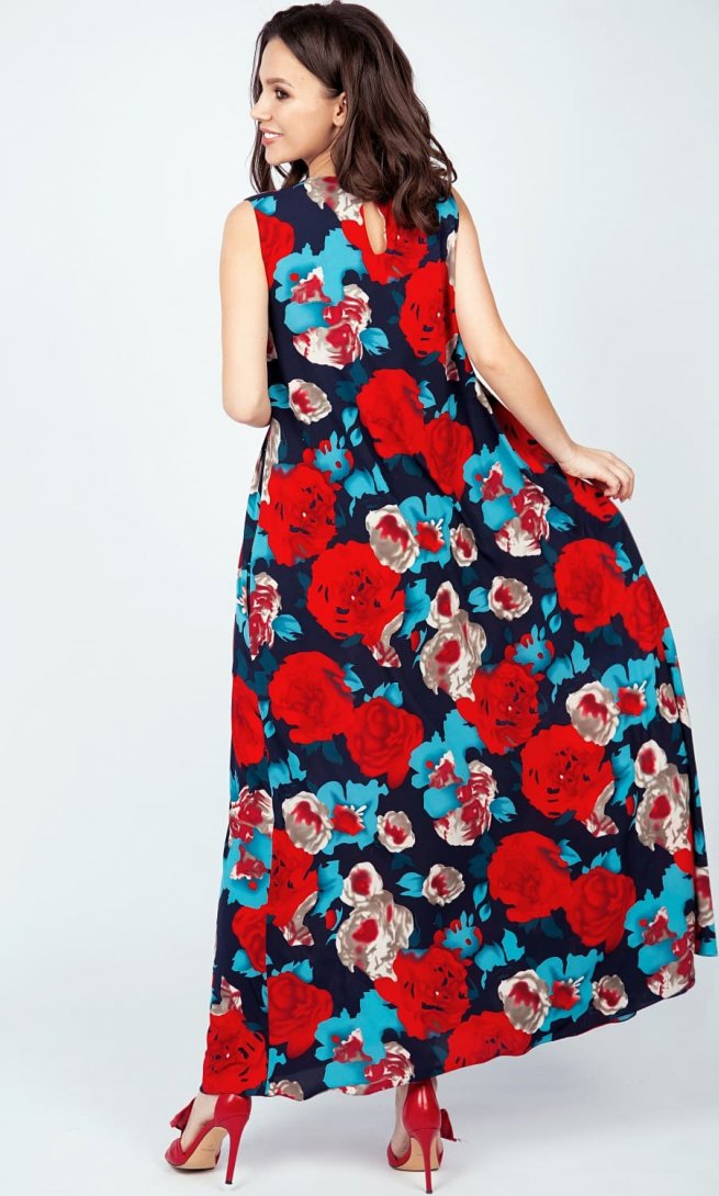 Платье Teffi Style 1390 синее